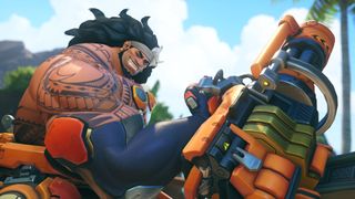 A screenshot of Mauga in Overwatch 2.
