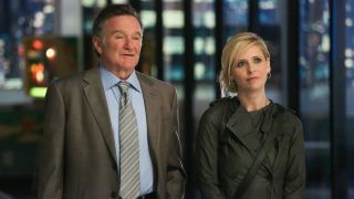 Sarah Michelle Gellar and Robin Williams on The Crazy Ones