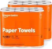 Amazon  Basics 2-Ply Flex-Sheets Paper Towels (Pack of 12)