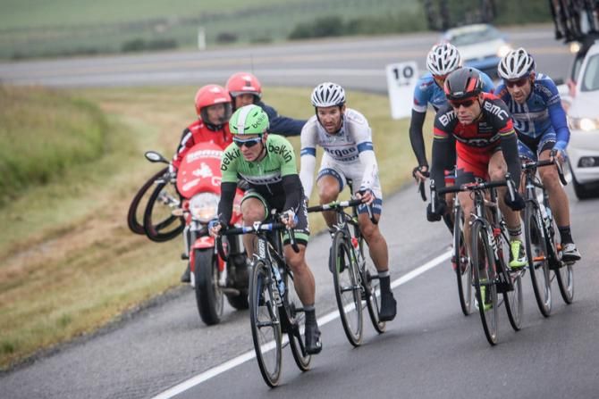 The break at 10K to go.