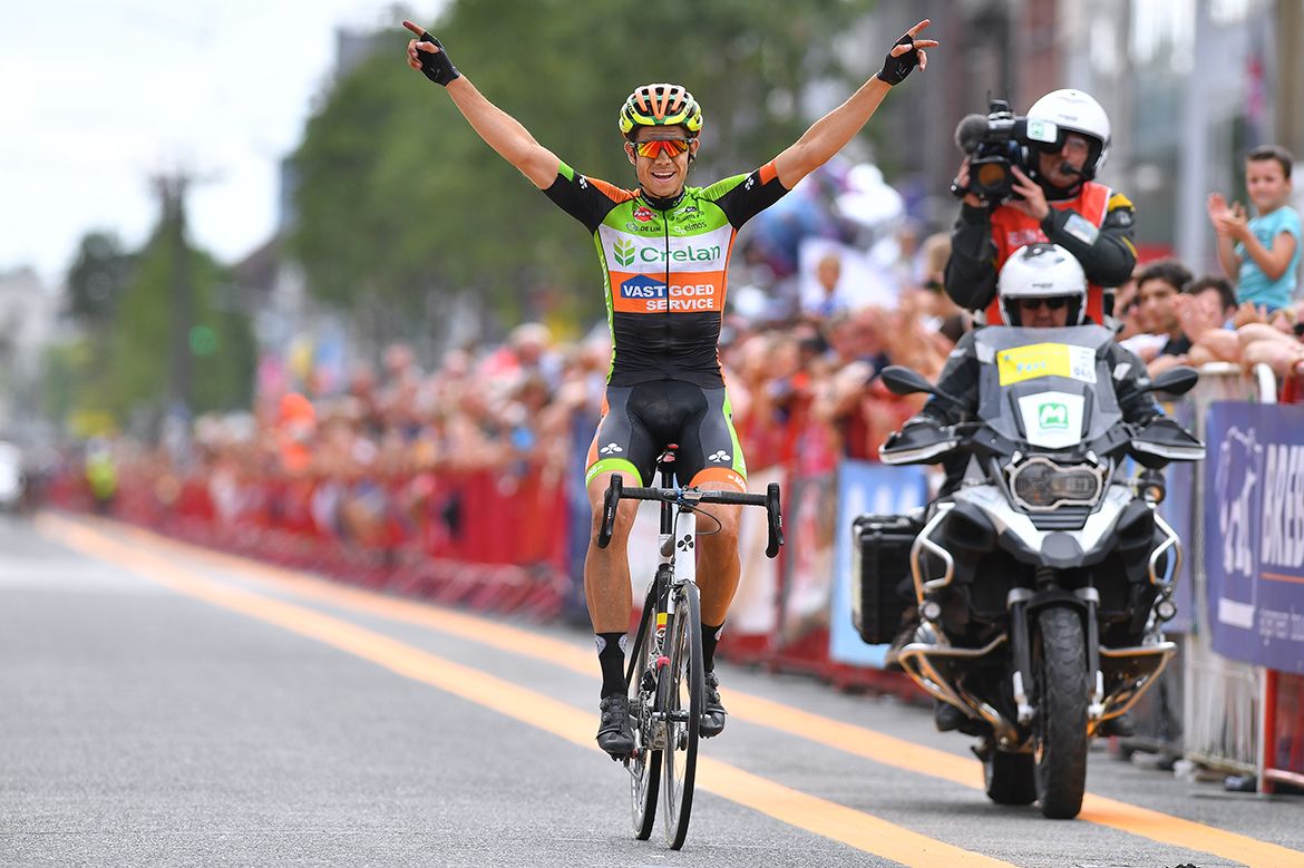 Wout Van Aert (Crelan-Vastgoedservice) wins Schaal Sels