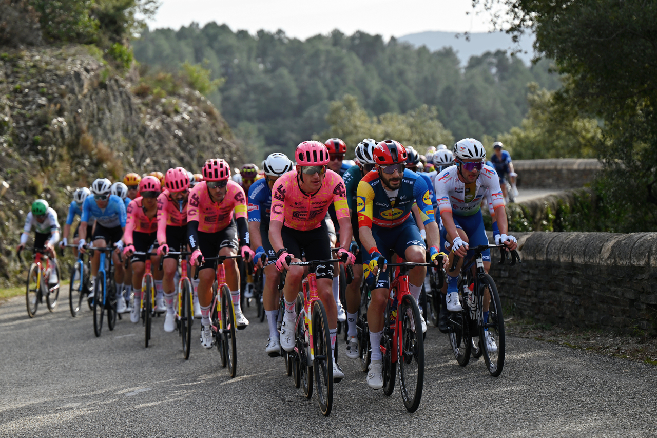 The peloton on stage 2