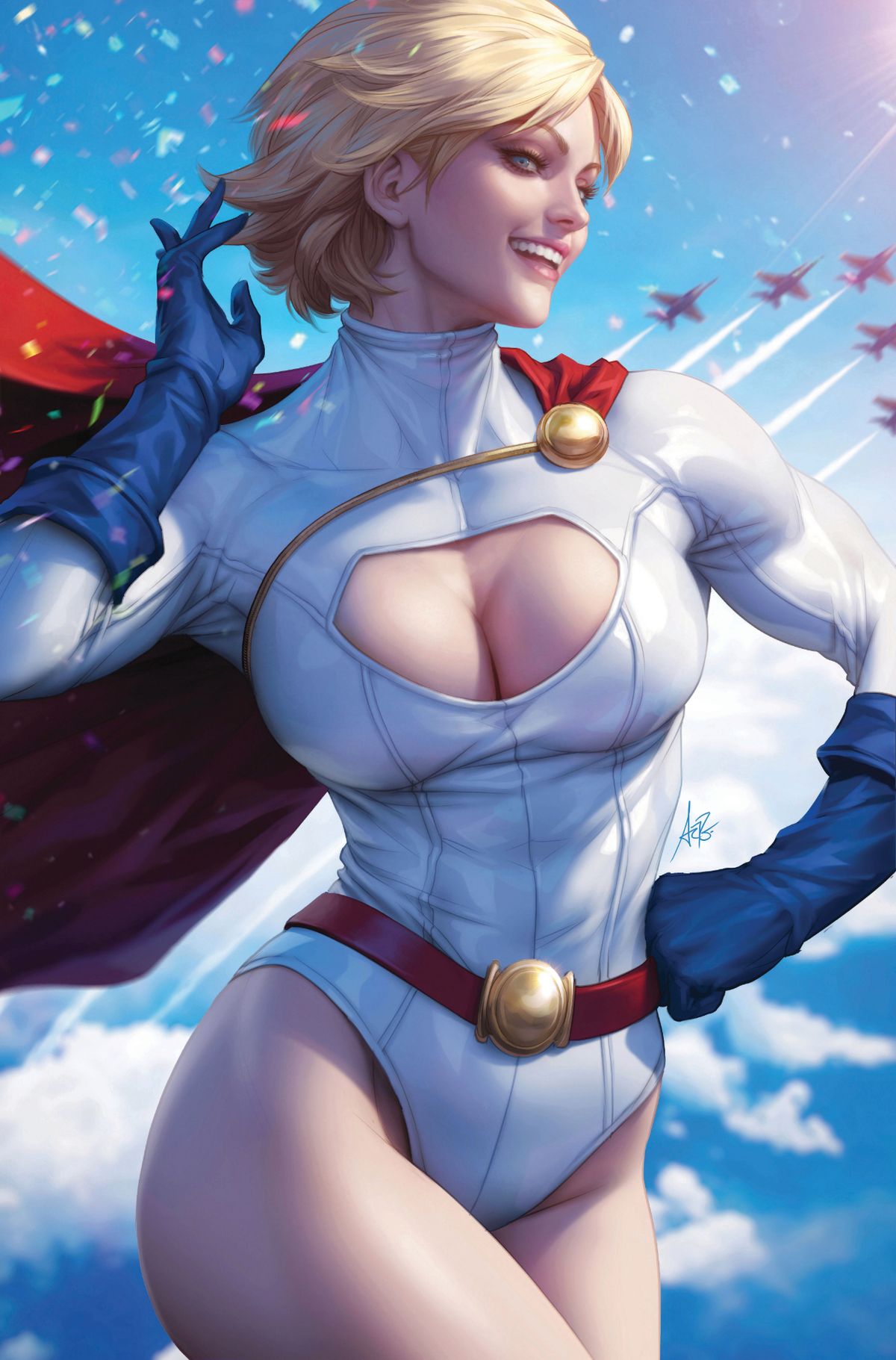 Power Girl Special #1 covers