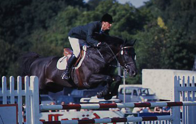 Rem and Billy Twomey at Hickstead in 2001