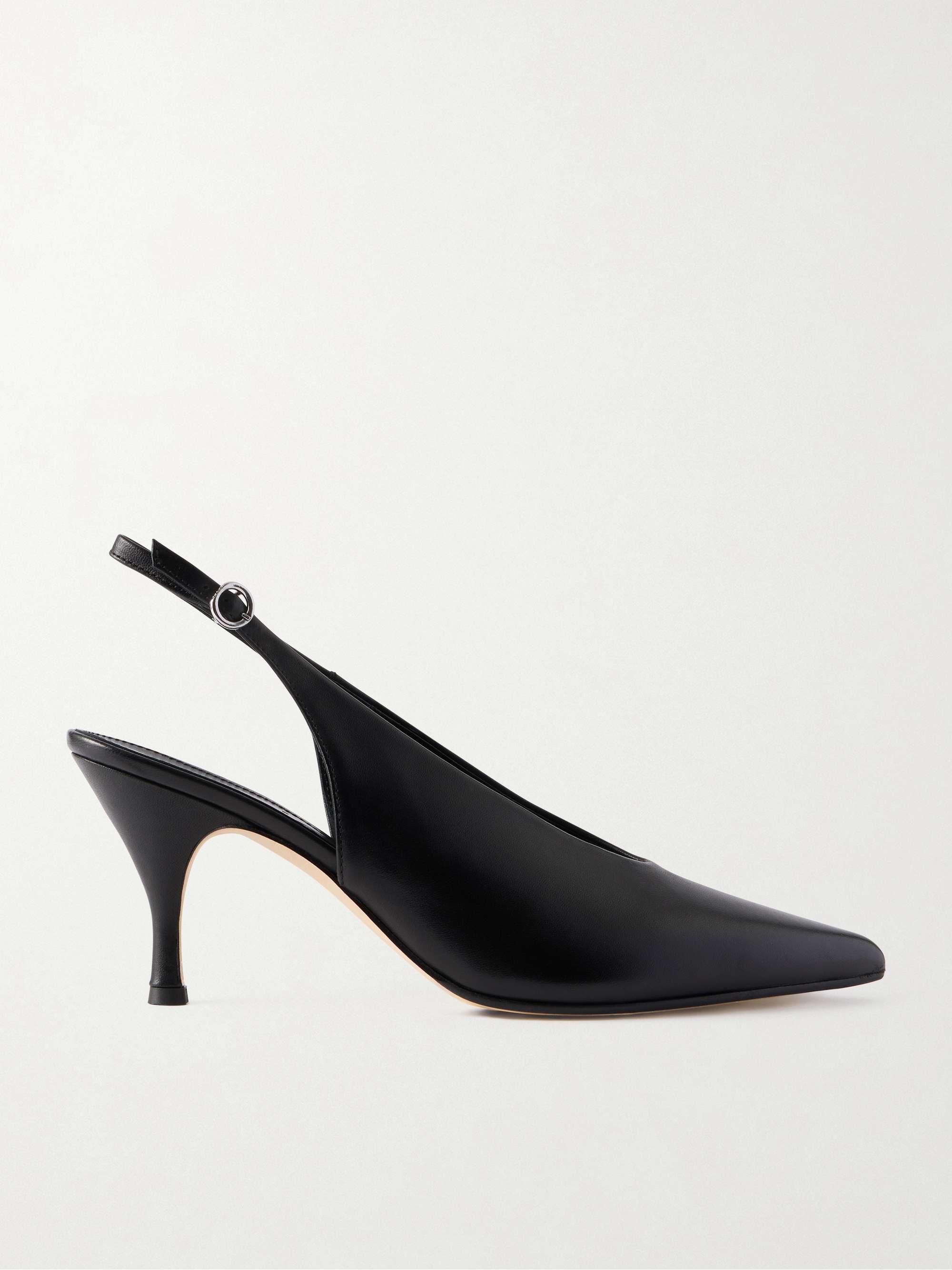 Carla Leather Slingback Pumps