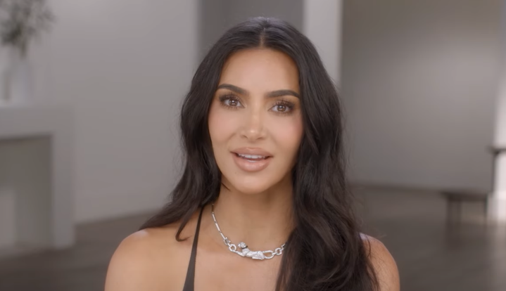 Kim Kardashian in the Season 7 trailer for The Kardashians. 
