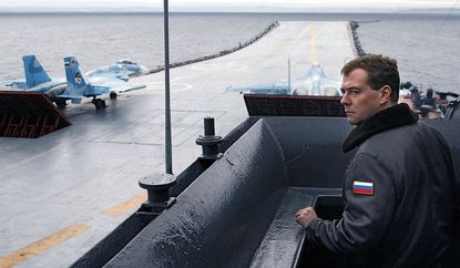 Russian aircraft carrier Admiral Kuznetsov is leaving Syria