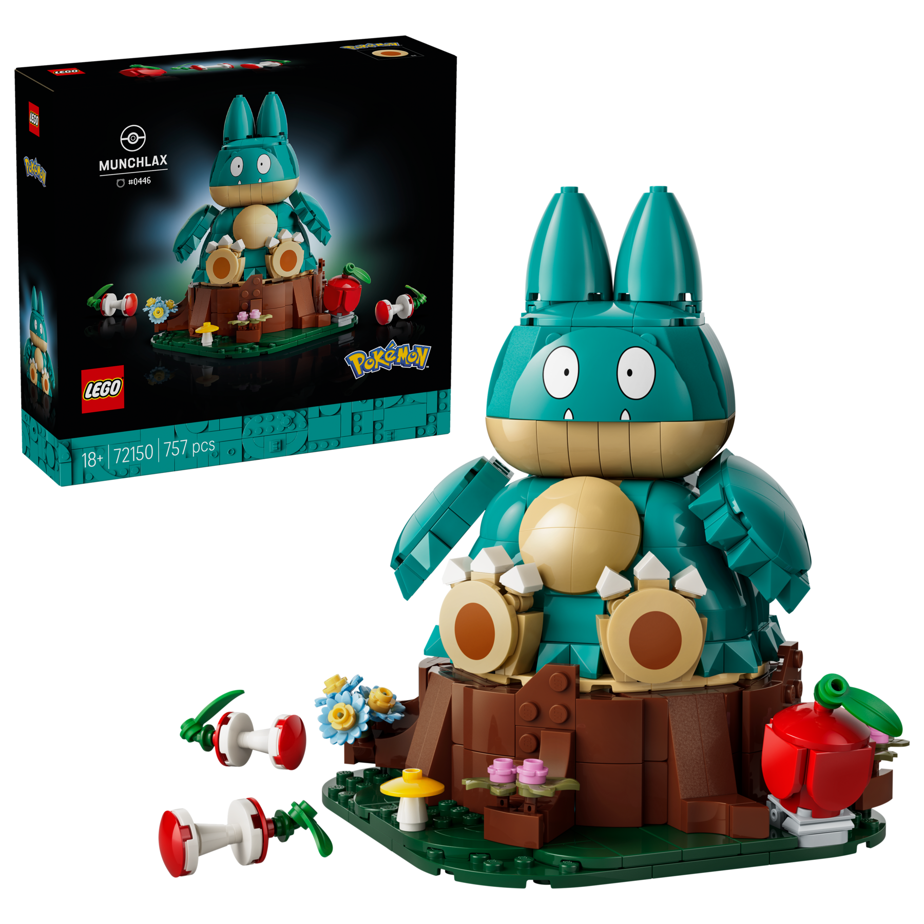 lego Munchlax and box