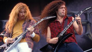 [L-R] Dave Mustaine and Marty Friedman