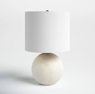 Ceramic base table lamp.