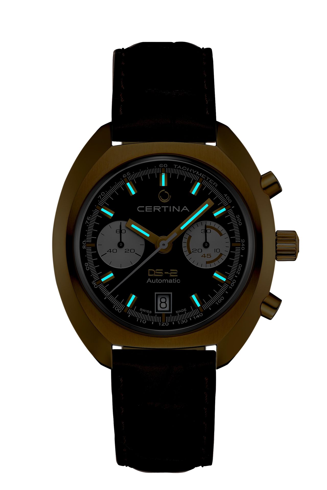 The Certina DS-2 Chronograph on a white background