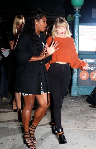 Taylor Swift and Serena Williams