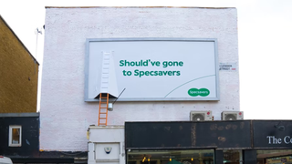 The Specsavers billboard