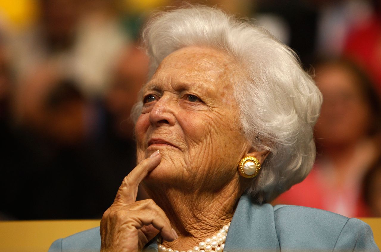 Barbara Bush.