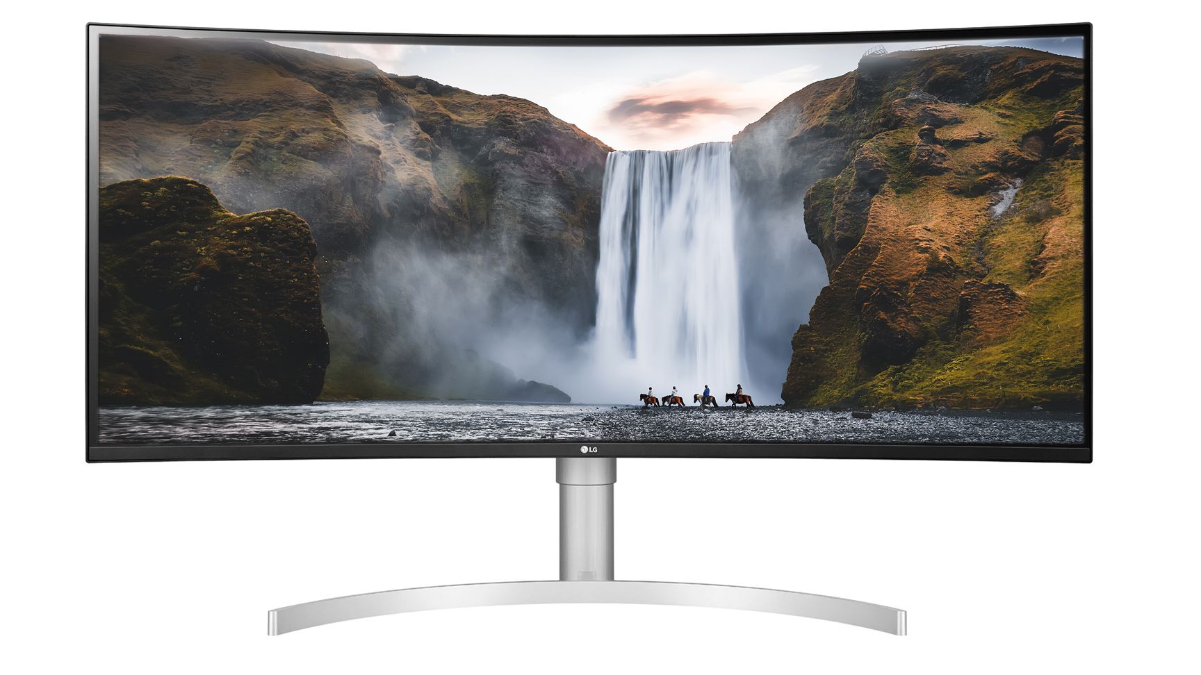 LG 38WN95C-W Curved UltraWide Monitor – 38 Zoll, QHD+, Nano IPS, Thunderbolt 3, HDR10