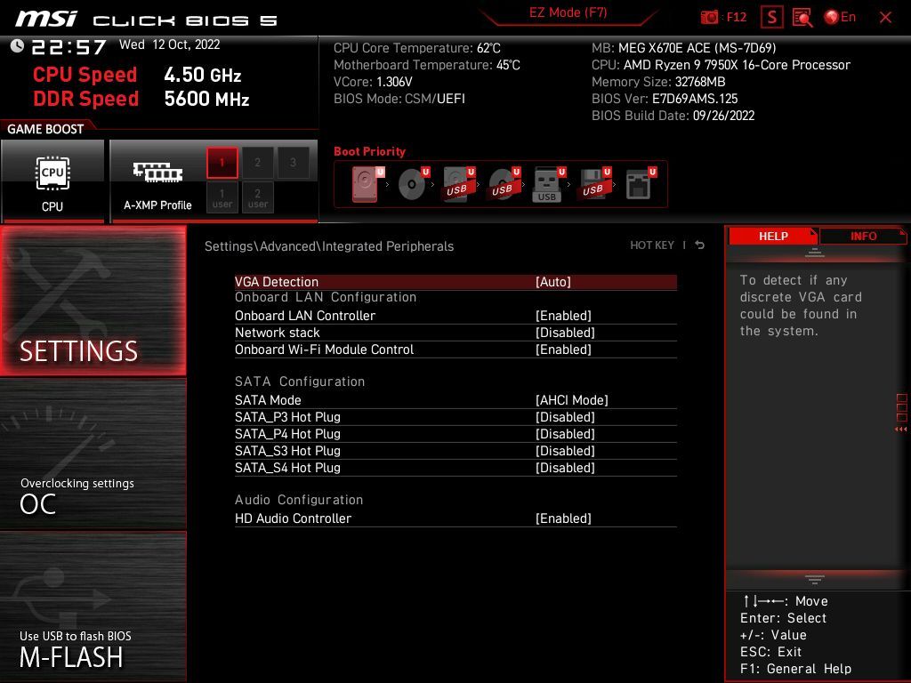 MSI MEG X670E Ace