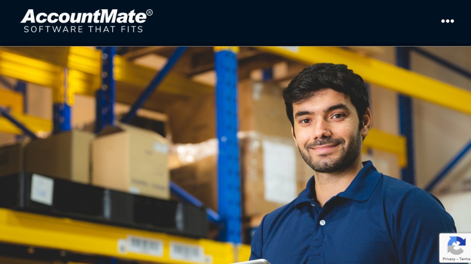 AccountMate website screenshot (June 2025).