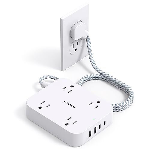 HANYCONY Flat Plug Extension Cord