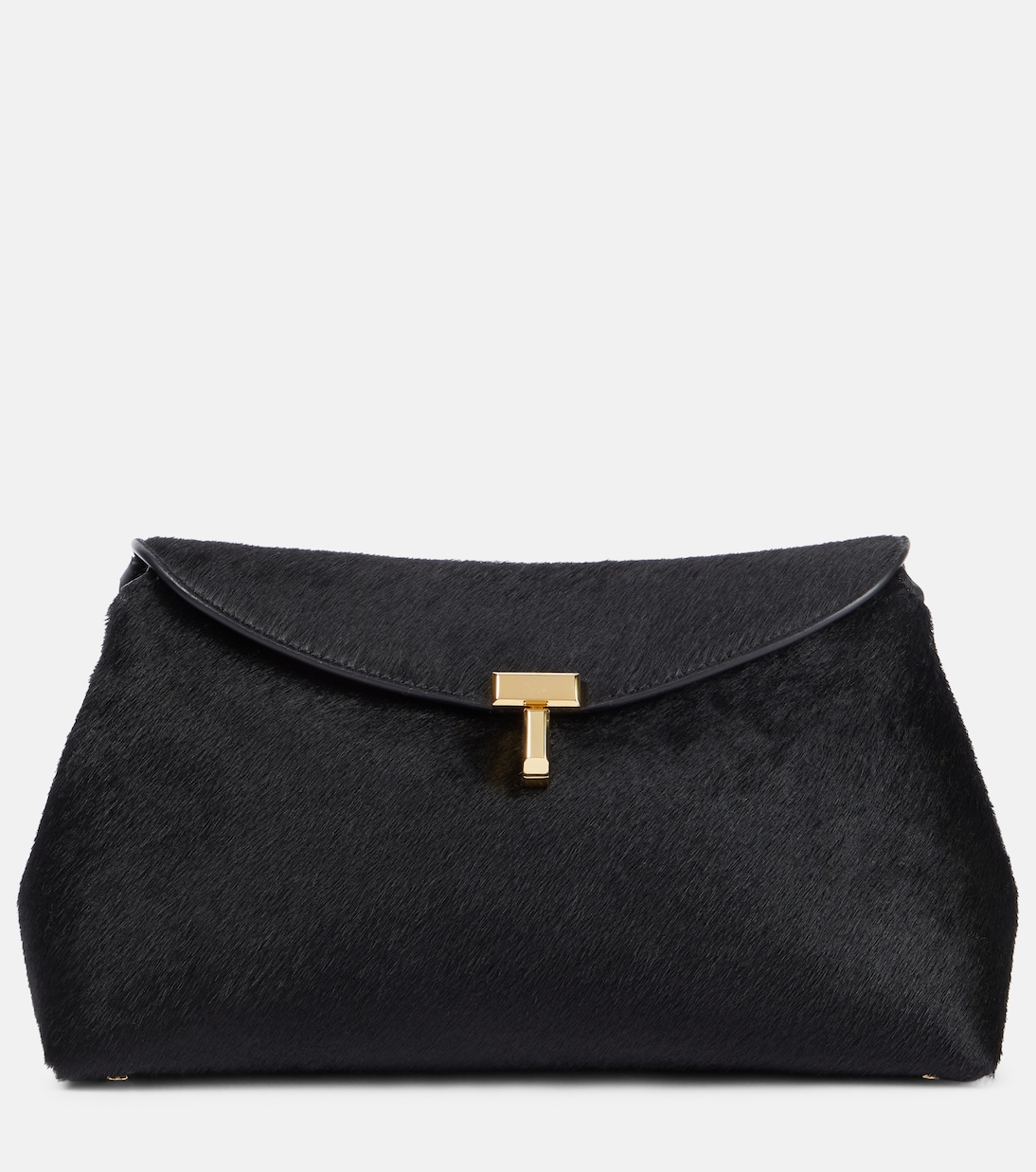T-Lock Small Calf Hair Tote Bag