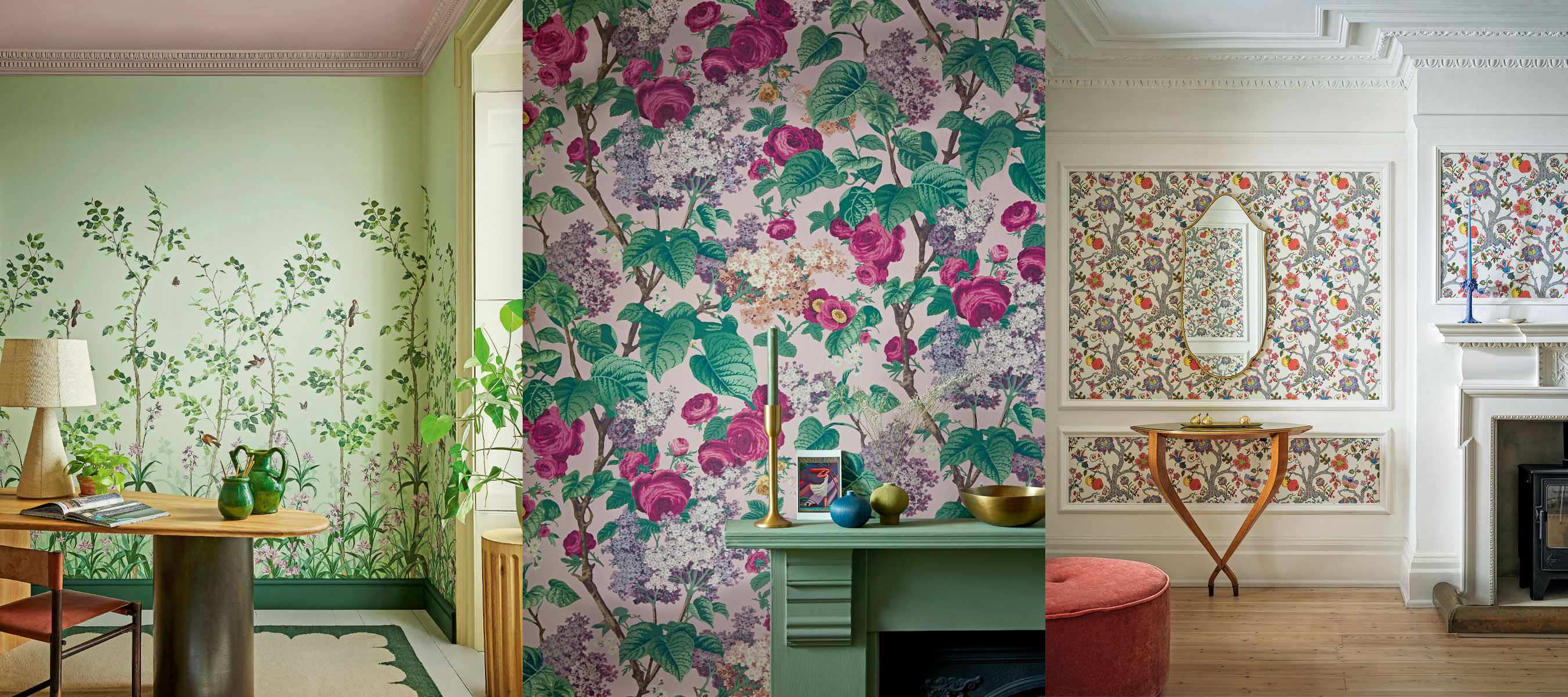 Trailing florals: we explore this timeless wallpaper trend