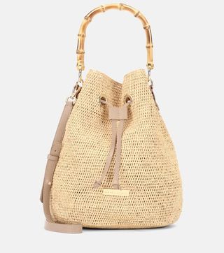 Savanna Bay Mini Raffia Bucket Bag