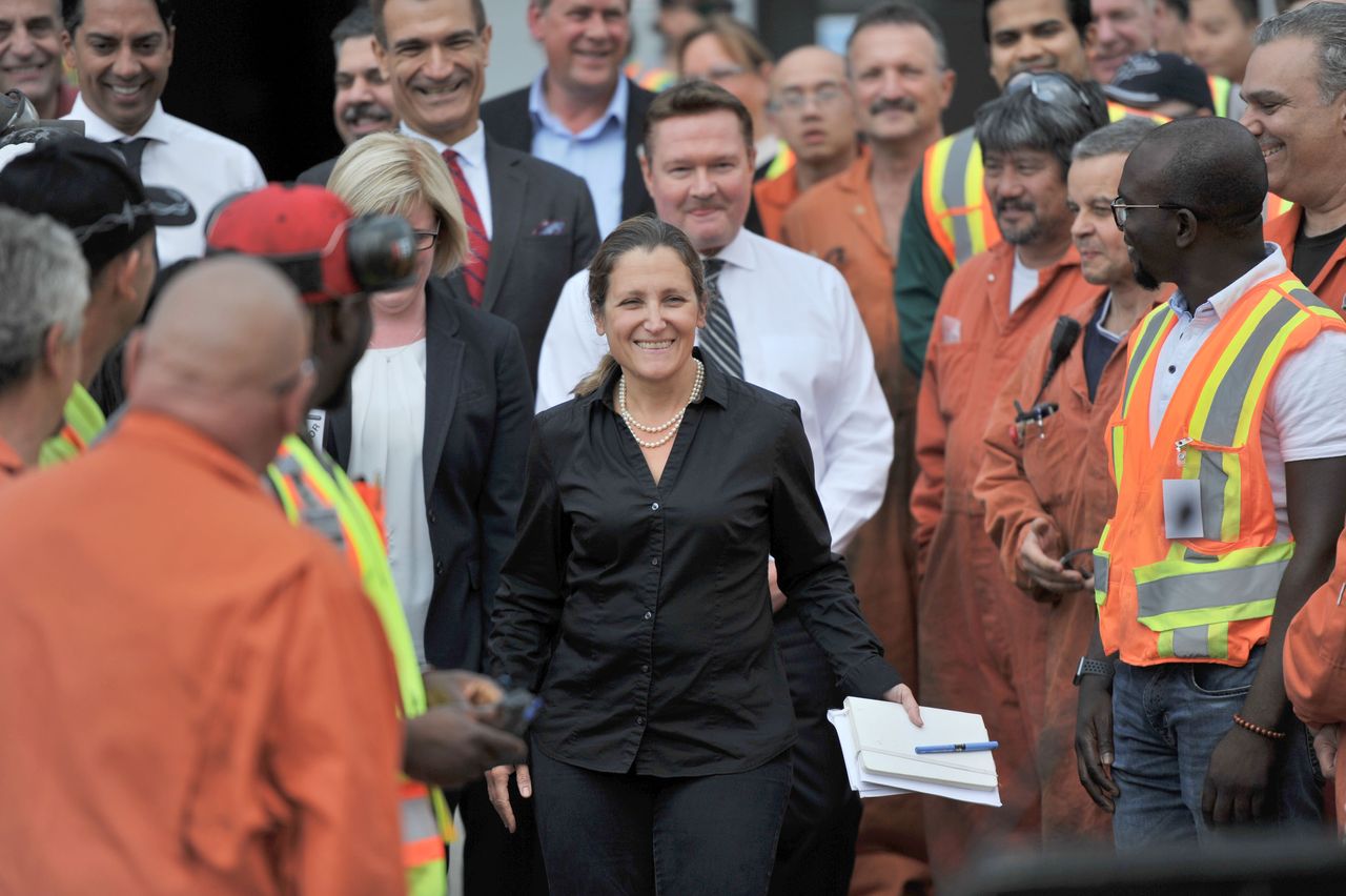 Chrystia Freeland.