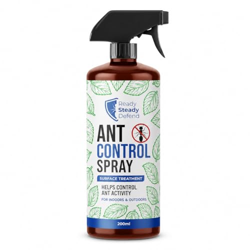Ant Repellent Spray 200ml | Natural Ant Killer | Long-Lasting Formula | Versatile for Indoor &amp;amp; Outdoor Use | Non-Staining Plant Based Polymer | Effective Ant Control Solution