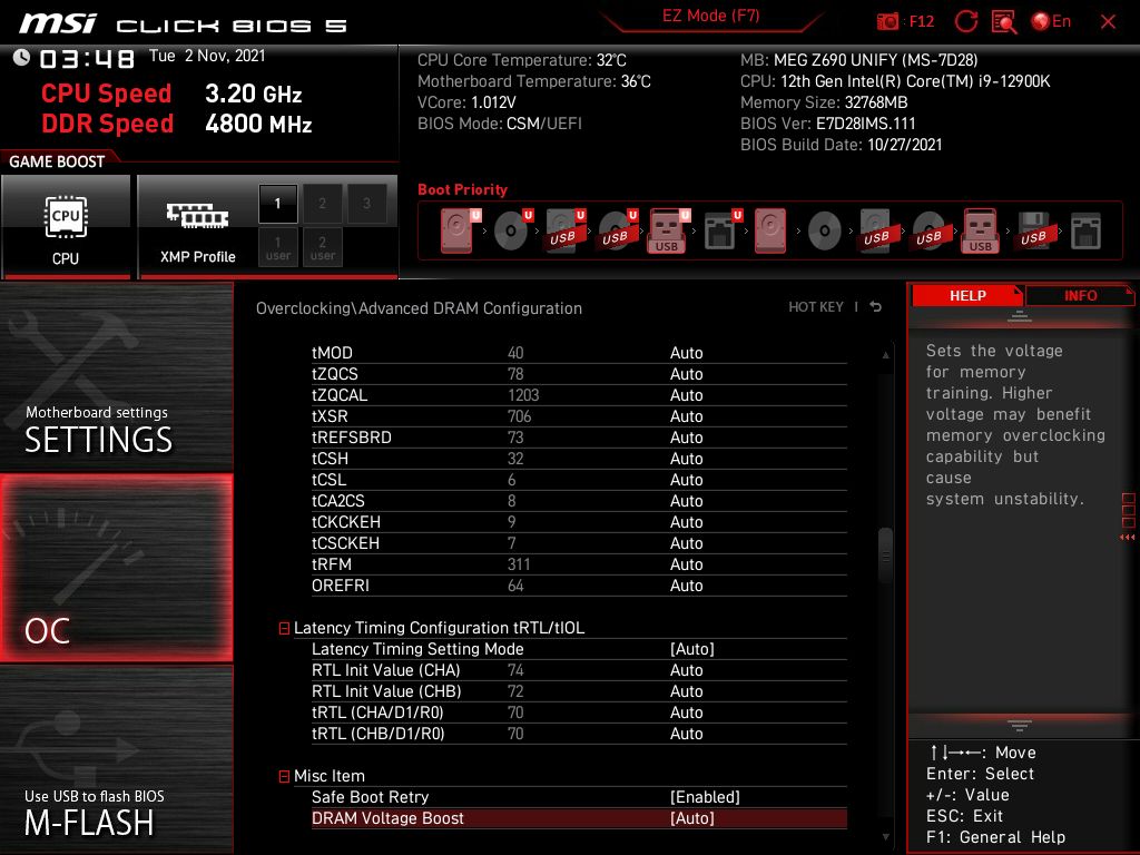 MSI MEG Z690 Unify