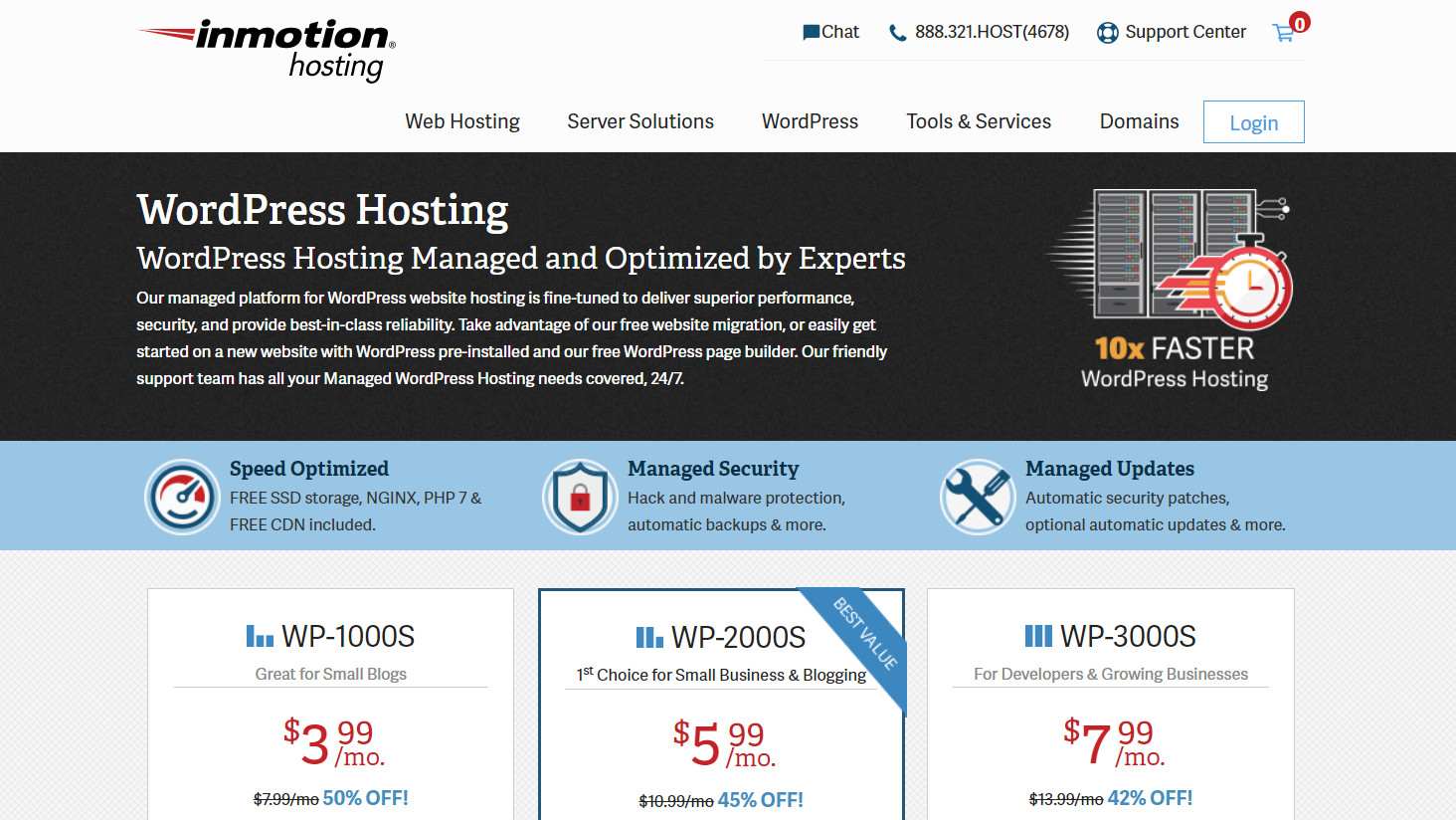 InMotion Hosting WordPress