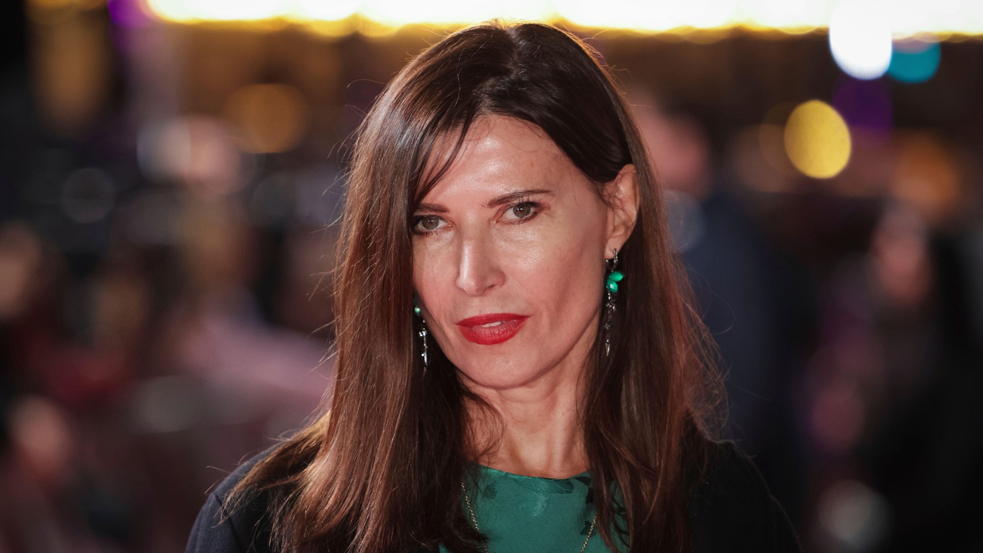 Ronni Ancona arriving for the premiere of the film 'Whats Love Got To Do With It' in London