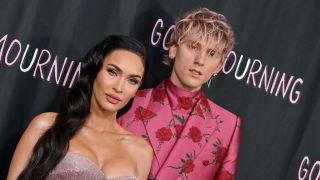 Machine Gun Kelly and Megan Fox at the premiere of "Good Mourning" 