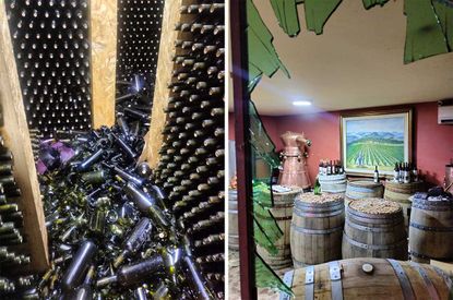 Damage caused at Rayak Winery and Distillery