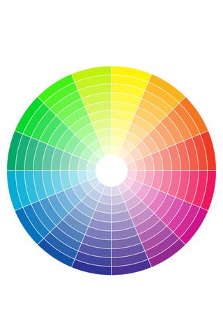 colour wheel chart - getty images 1251458266