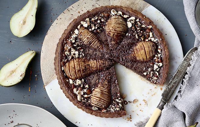 hazelnut frangipane tart