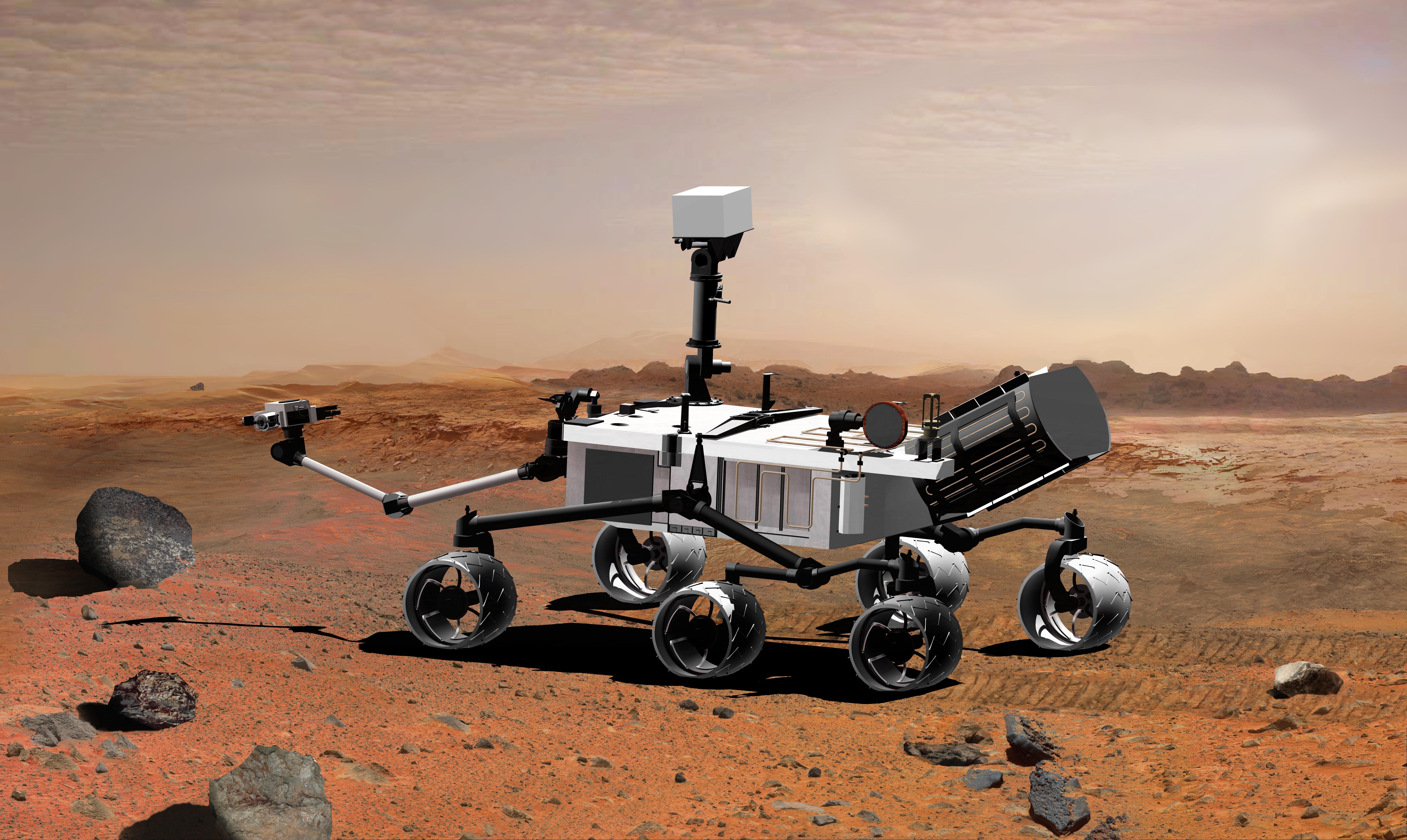 mars rover travel