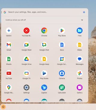 app launcher on Chromebook