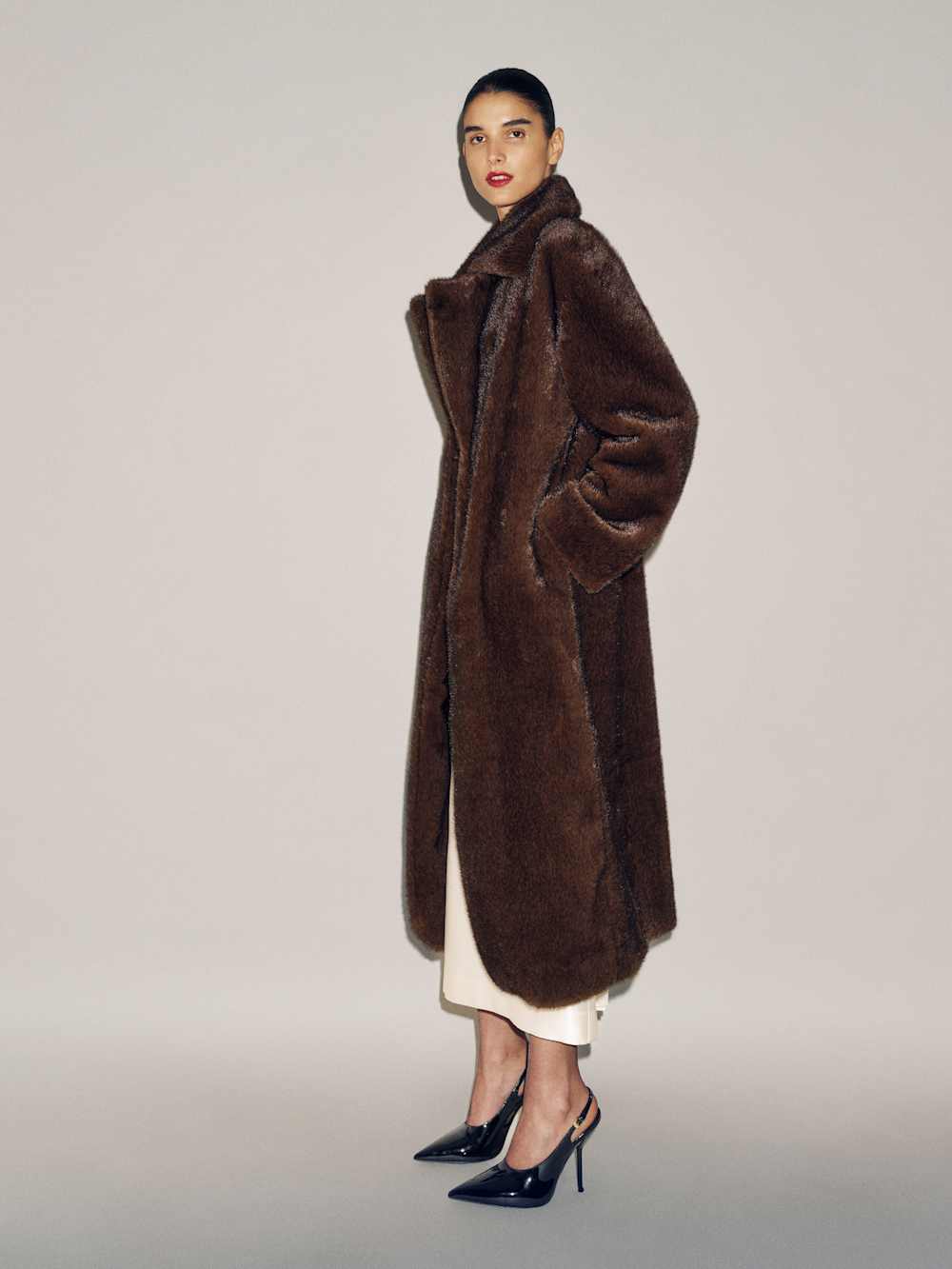 Chloe Faux Fur Oversized Coat