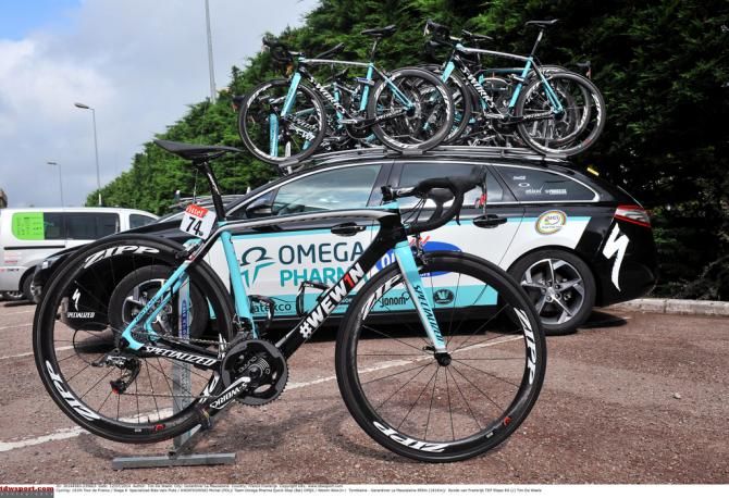 Michał Kwiatkowski's Specialized with the hashtag "wew1n"