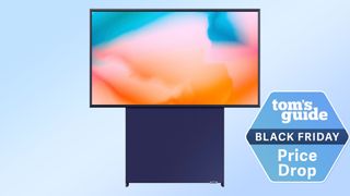 Samsung the Sero TV with a Black Friday deals badge