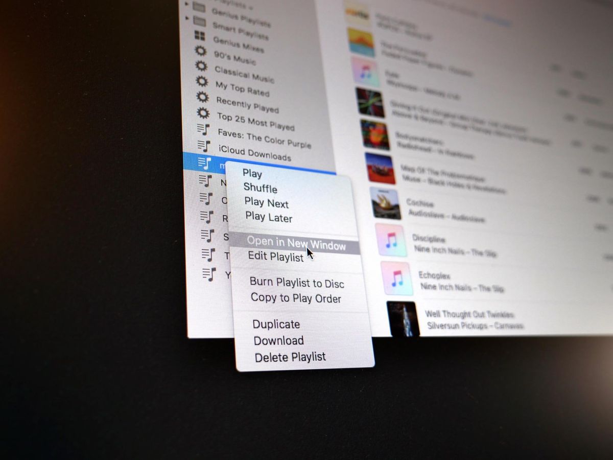 How To Open An ITunes Playlist In A Separate Window | IMore