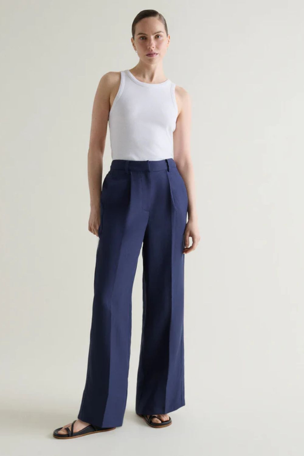 Rise&Fall, Future-Linen Wide-Leg Trouser