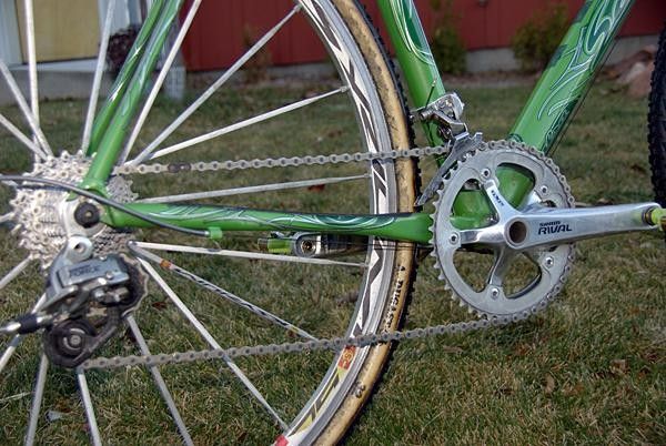 Chain stays are flattened slightly in their midsection to promote vertical compliance&hellip;
