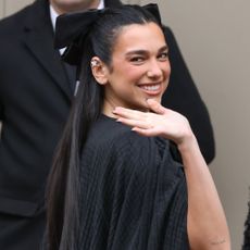 Dua Lipa posted her new Chanel Spring 2026 bag on Instagram, alongside the military jacket trend 