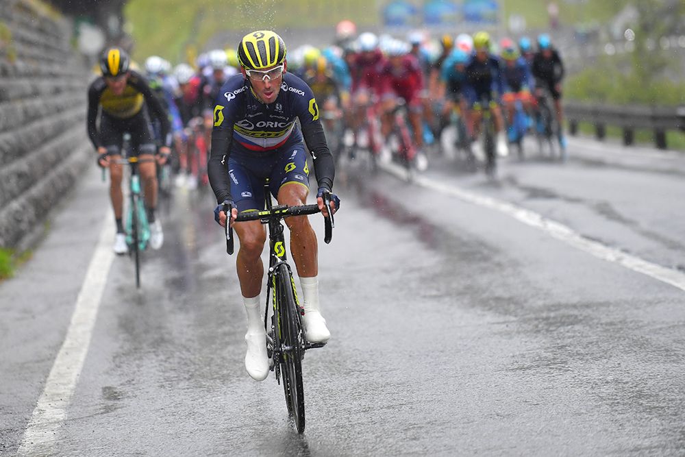 Roman Kreuziger on the attack for Orica-Scott during stage 1 at Tour de Romandie