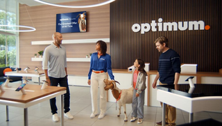 Derek Jeter in Optimum Ad Campaign