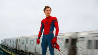 Tom Holland as Peter Parker in Spider-Man: Homecoming