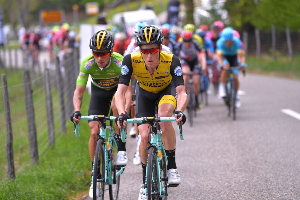 LottoNl-Jumbo's Steven Kruijswijk and Primoz Roglic