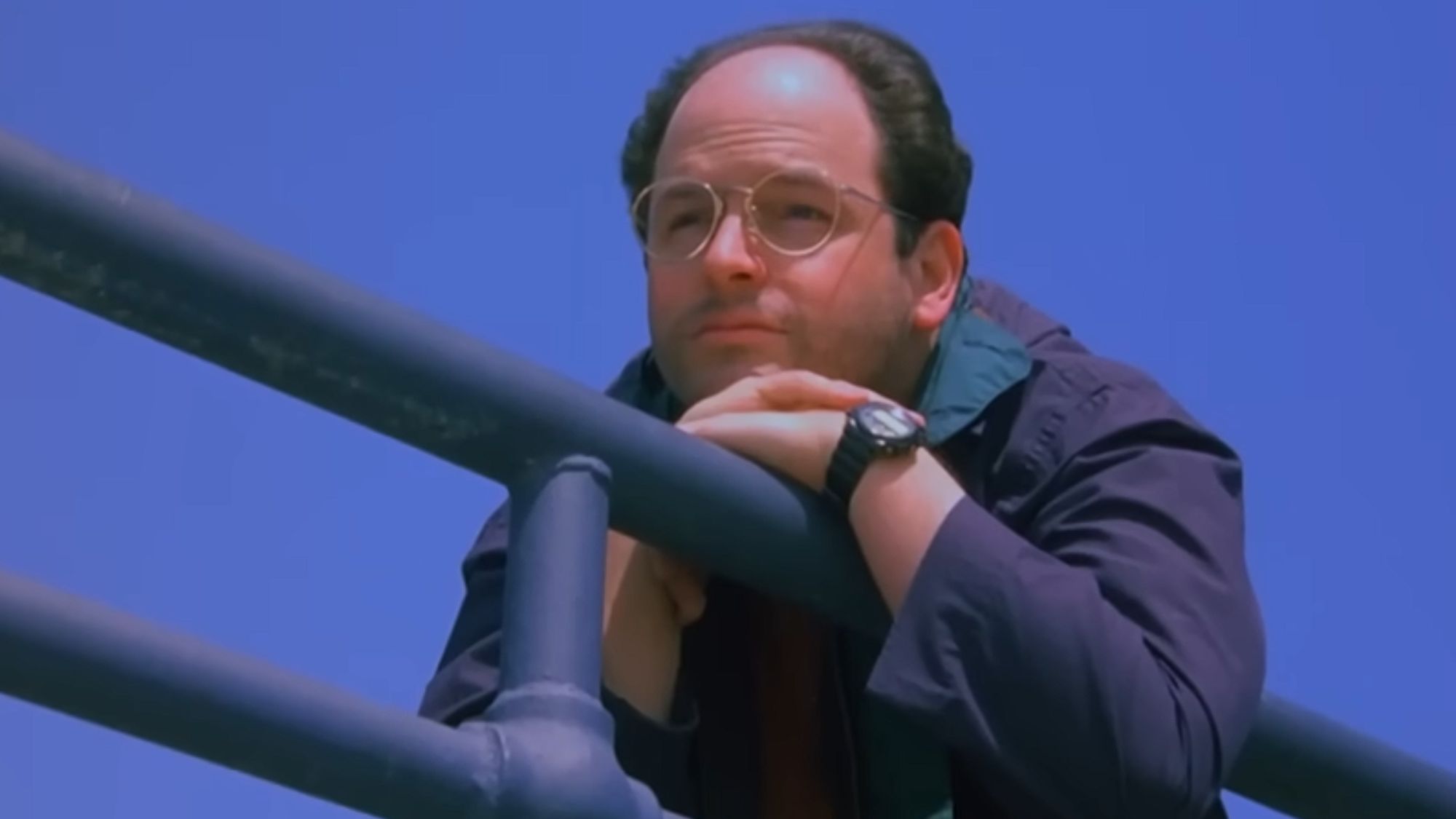 Jason Alexander as George on Seinfeld.