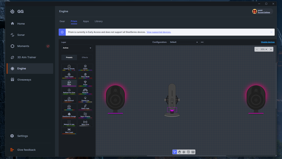 steelseries alias mic