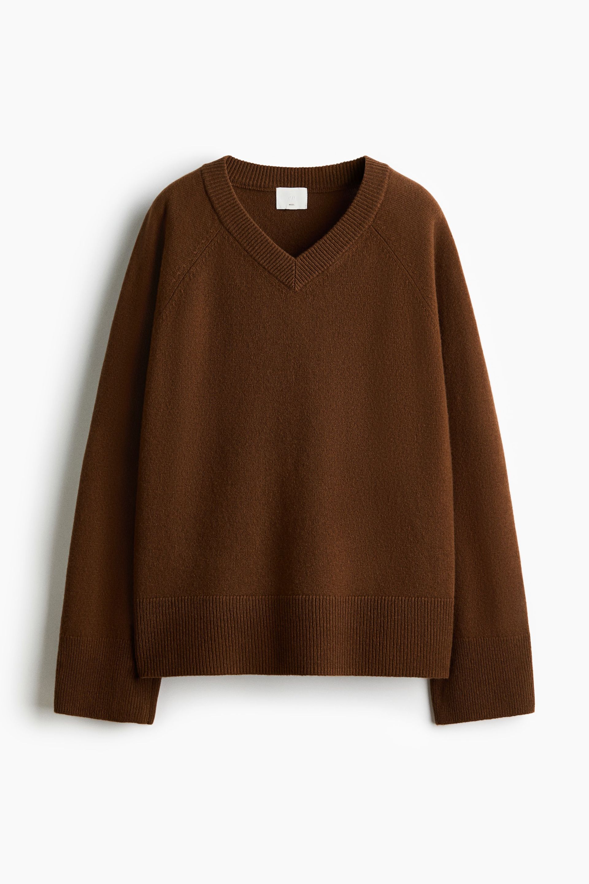 Oversized Wool Sweater - Gray